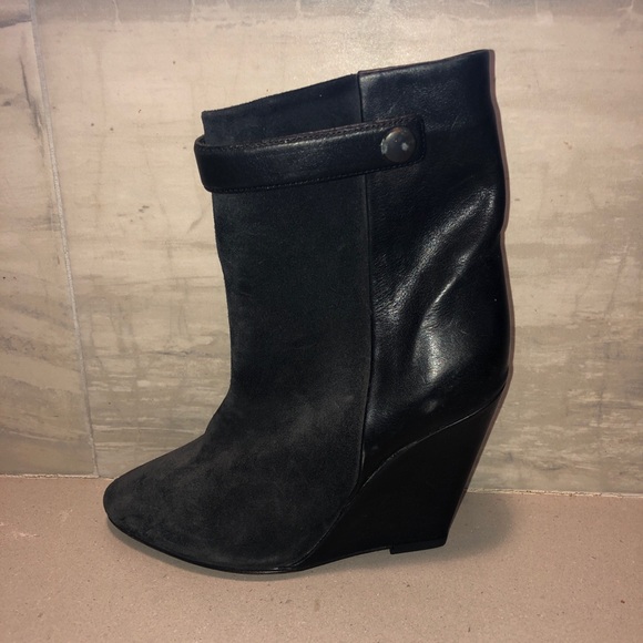 ISABEL MARANT Purdey Wedge Booties - Picture 7 of 9